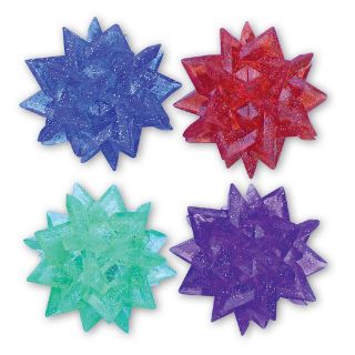 Obrázek z Třpytivý ostnatý svítící míček 6cm, 4dr (12) 
